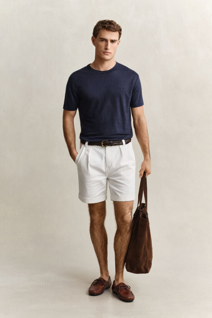 T-shirt lniany