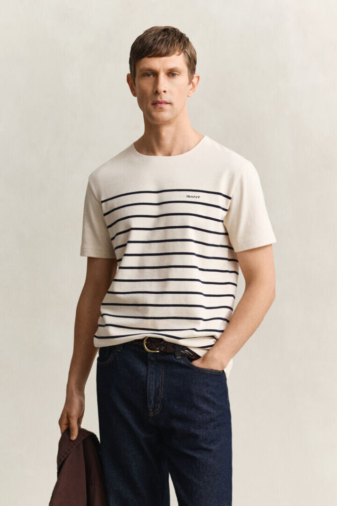 T-shirt w paski