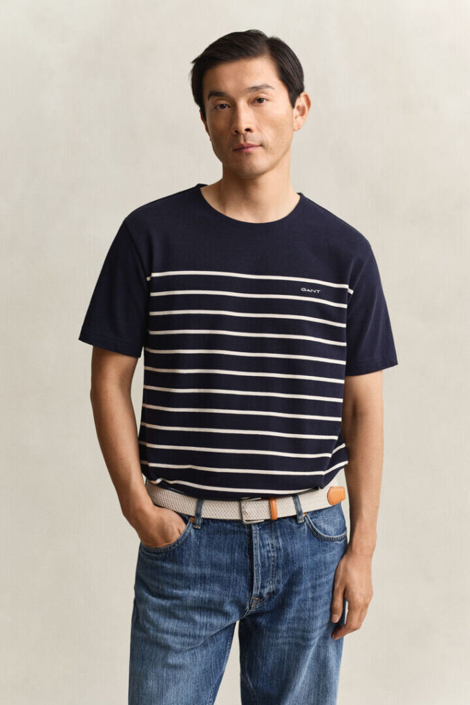 T-shirt w paski