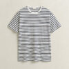 T-shirt w paski z bawełny Pima
