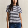 T-shirt w paski z herbem