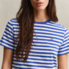 T-shirt w paski z herbem
