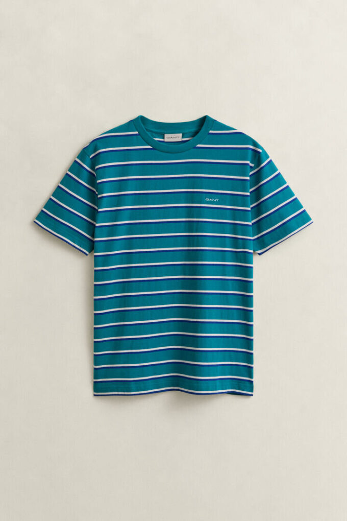 T-shirt w wąskie paski