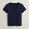 T-shirt z dekoltem w serek i herbem