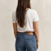 T-shirt z dekoltem w serek i herbem