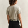 T-shirt z dekoltem w serek i herbem