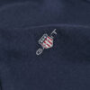 T-shirt z dekoltem w serek i herbem