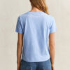 T-shirt z dekoltem w serek i herbem