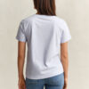 T-shirt z dekoltem w serek i herbem