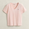 T-shirt z dekoltem w serek i herbem