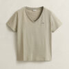 T-shirt z dekoltem w serek i herbem