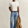 T-shirt z dzianiny interlock