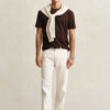T-shirt z dzianiny interlock