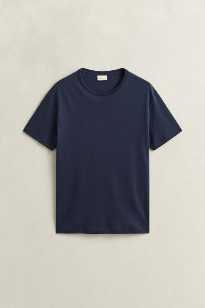 T-shirt z dzianiny interlock