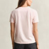 T-shirt z graficznym nadrukiem w tym samym odcieniu