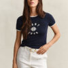 T-shirt z kontrastowymi wstawkami