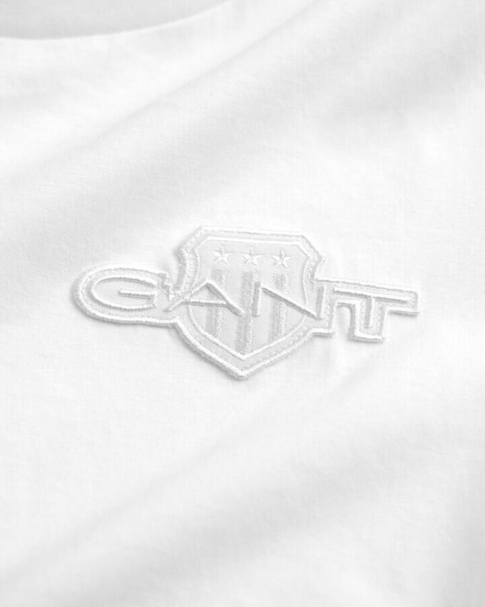 T-shirt z logo w tym samym odcieniu