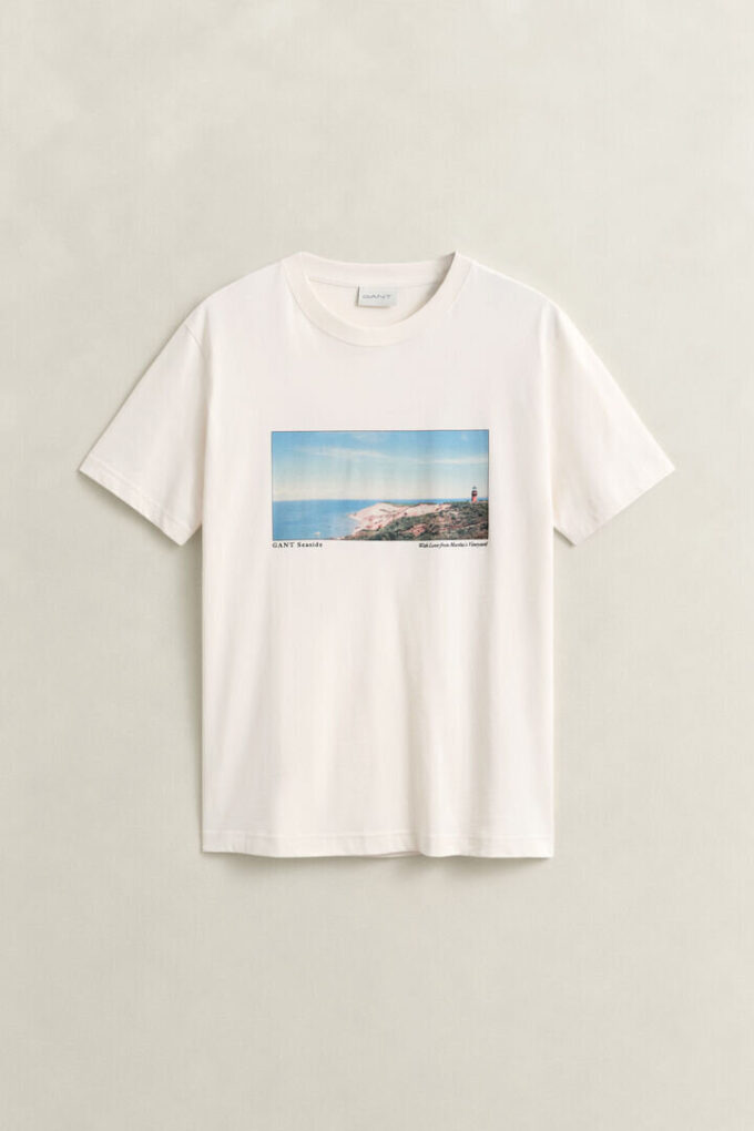 T-shirt z nadrukiem krajobrazu