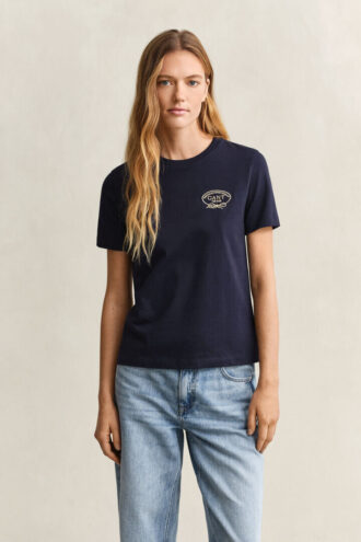 T-shirt z nadrukiem liny