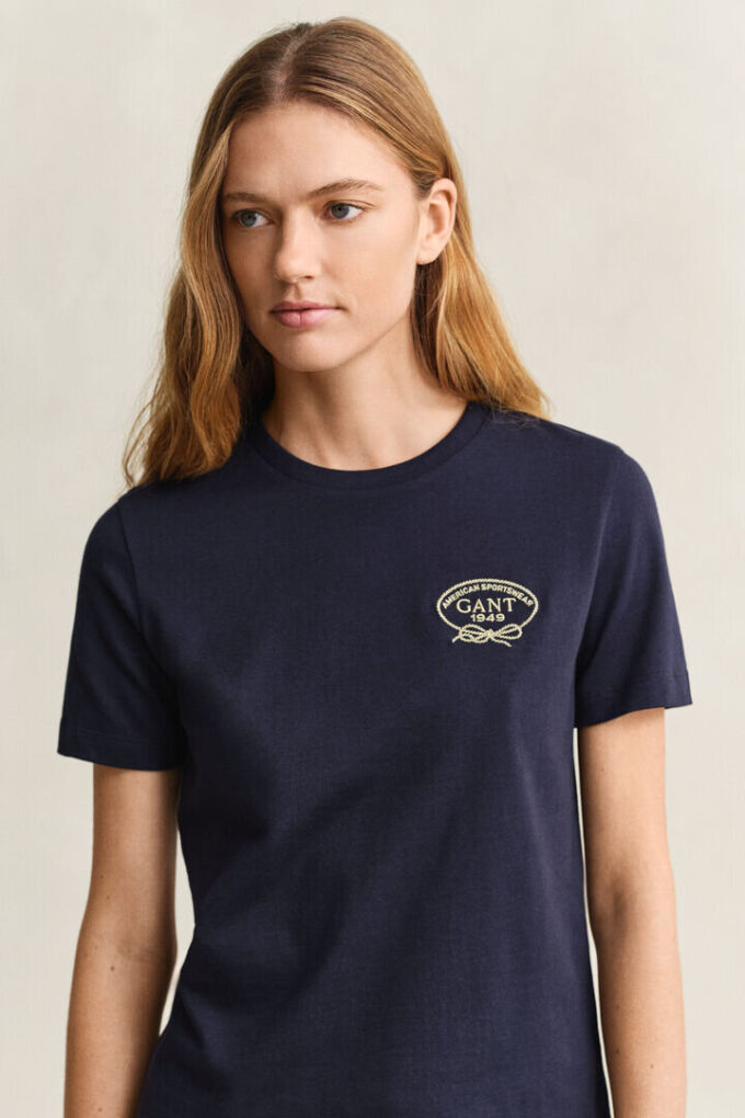 T-shirt z nadrukiem liny