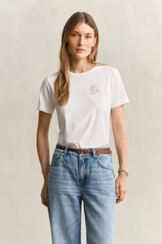 T-shirt z napisem