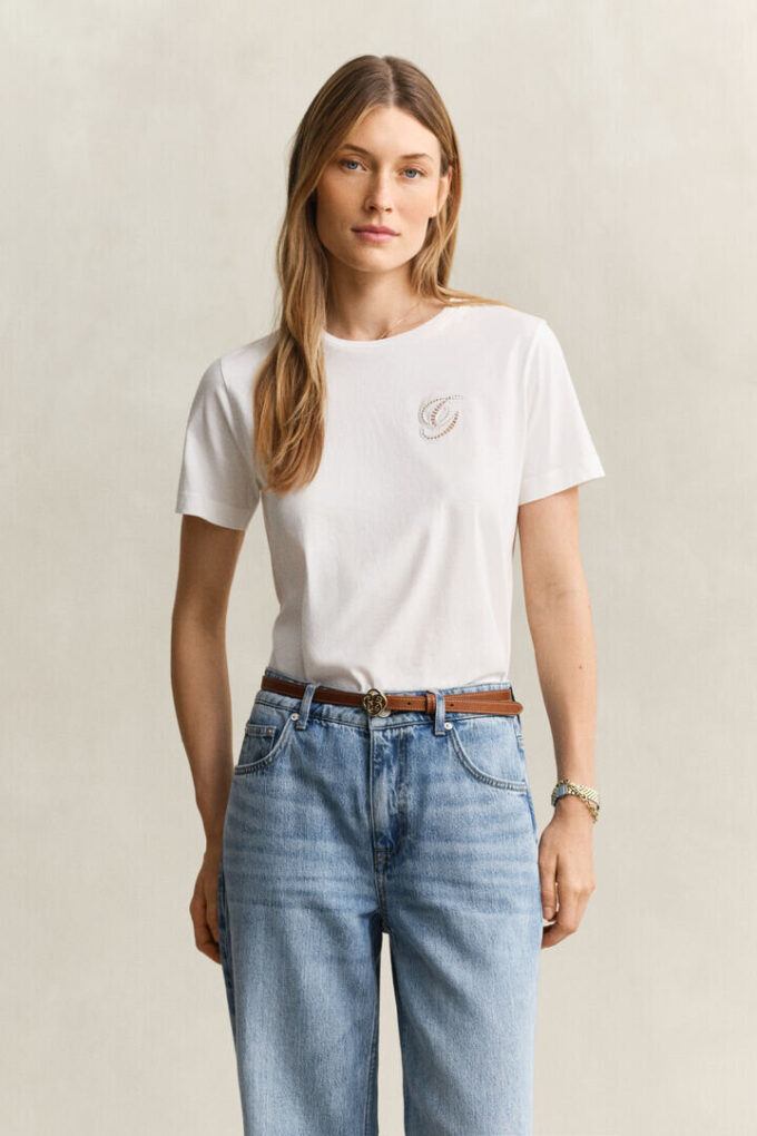 T-shirt z napisem