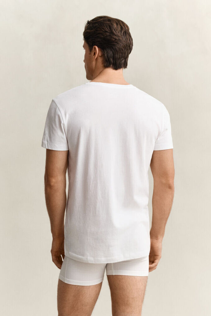 Zestaw 2 T-shirtów z dekoltem w serek