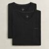 Zestaw 2 T-shirtów z dekoltem w serek